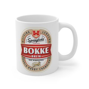 Personalised Mug | Rugby Mug | South Africa Bokke Rugby Mug