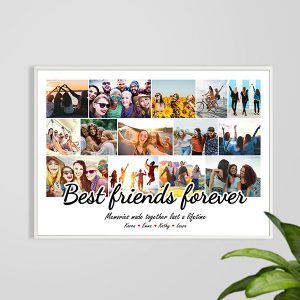 Photo Collage Best Friends Forever – Poster