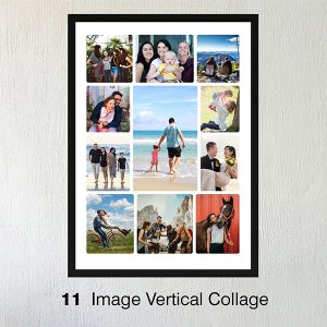 11 Photo Collage Personalised Poster Print