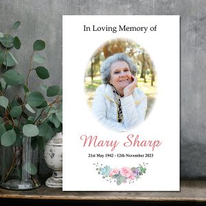 Funeral Memorial Photo Display Board