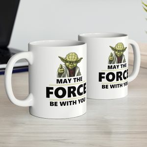 Yoda Star Wars Mug, Jedi Novelty Gift Mugs